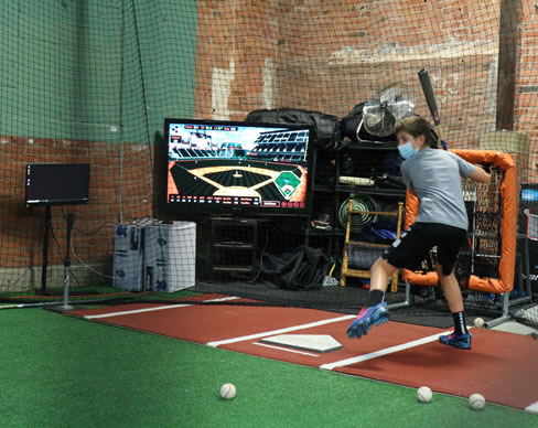 Indoor Baseball & Softball Batting Cages - HitTrax | Extra Innings Watertown, MA